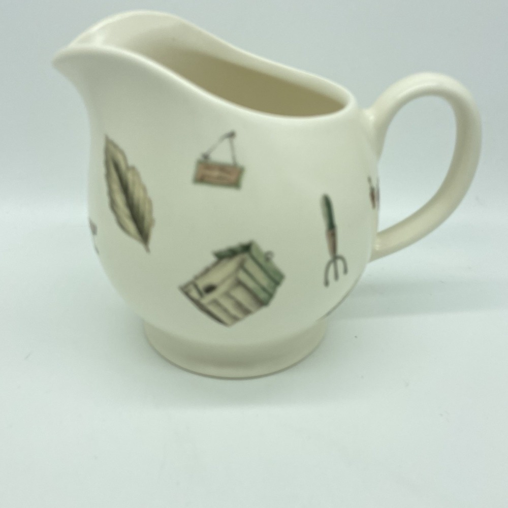 Pfaltzgraff Naturewood Stoneware 5"‎ Pitcher Decorative Gravy Boat Cottagecore